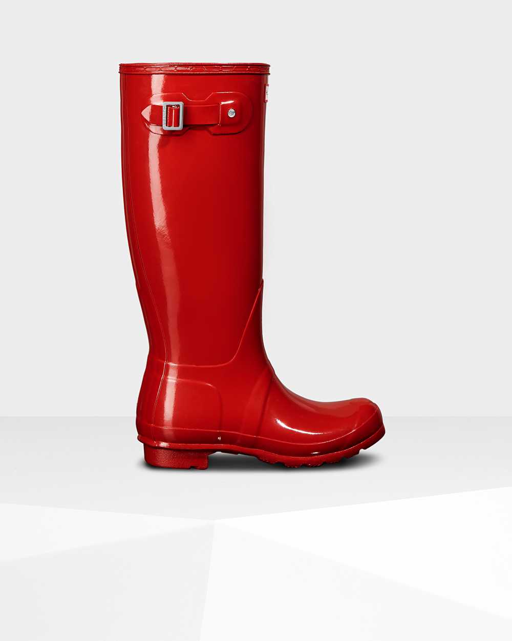 Botas De Agua Mujer - Hunter Original Tall Gloss Rojas - CJQUXT-704 - Rojas